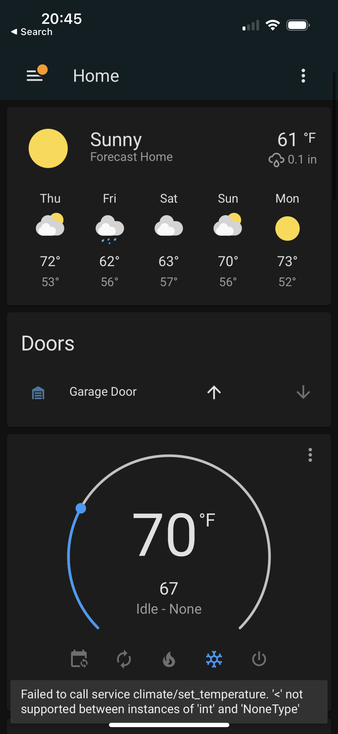 Can't change temperature · Issue 80988 · homeassistant/core · GitHub