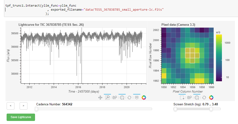 3. introduction to lightkurve library for python —... Feature request: Provide a way to access / visualize LightCurve object ...
