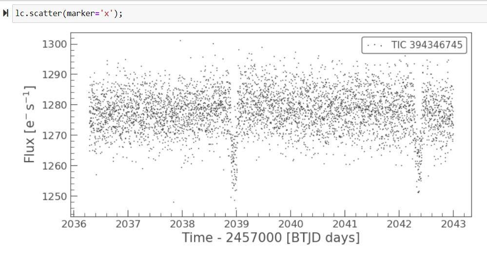 Lightkurve Python Simple Code Lightcurve.scatter() : marker appears to be ignored · Issue #897 ...
