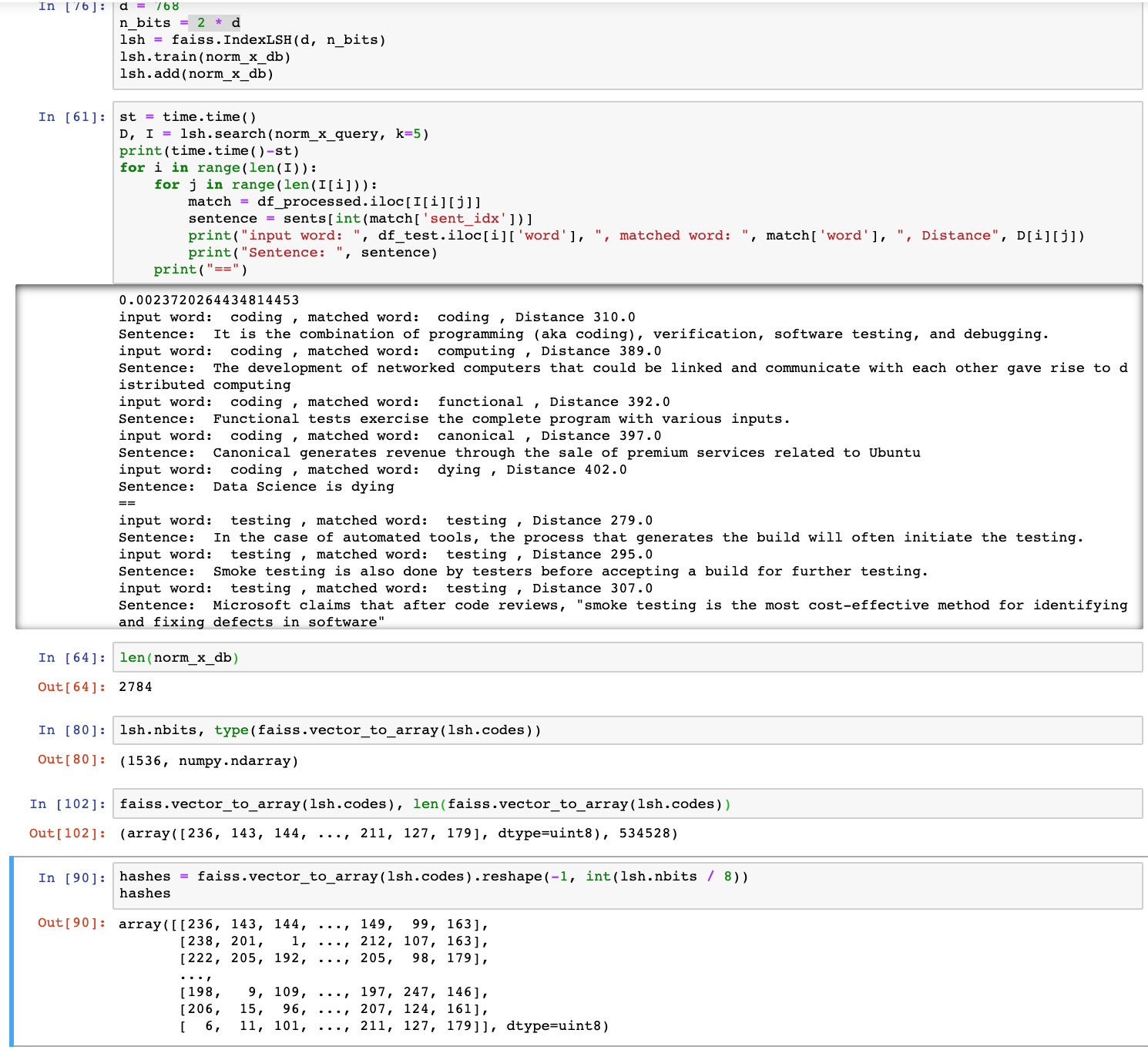 LSH read out indexes · Issue #630 · facebookresearch/faiss · GitHub