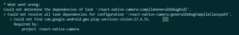 Could not find play-services-vision Android · Issue #2414 · react ...
