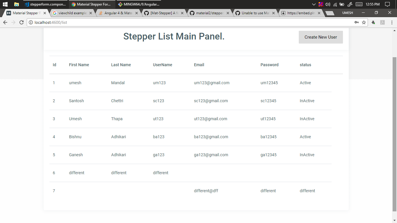 I am submitting stepper reactive form in two step each form has its own ...