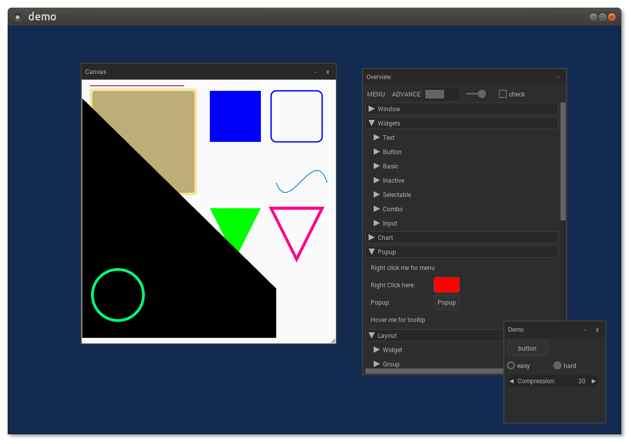 Integrate the canvas example with the demos by ccawley2011 · Pull