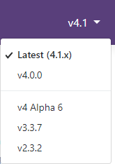Link to the latest version is not available in dropdown · Issue #27930 ...