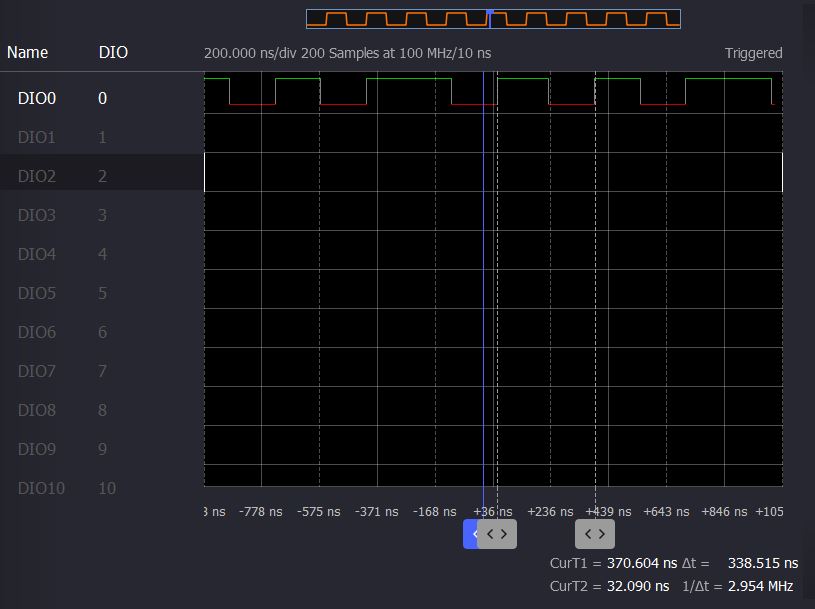 Pattern generator fails to generate correct clock frequency greater ...