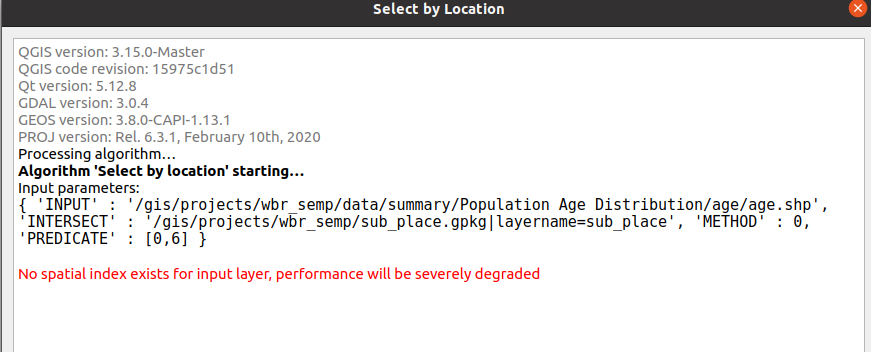 Make index creating mandatory for processing algorithms · Issue #38859 ...