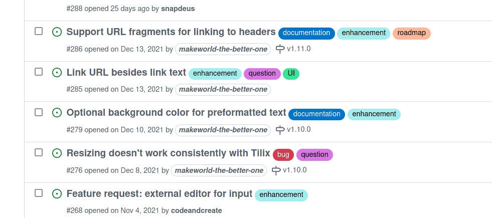 Issue titles in issues tab are dimmed / gray · Issue #5299 · refined ...