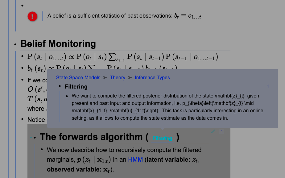Hovering over a block reference does not render the math properly ...