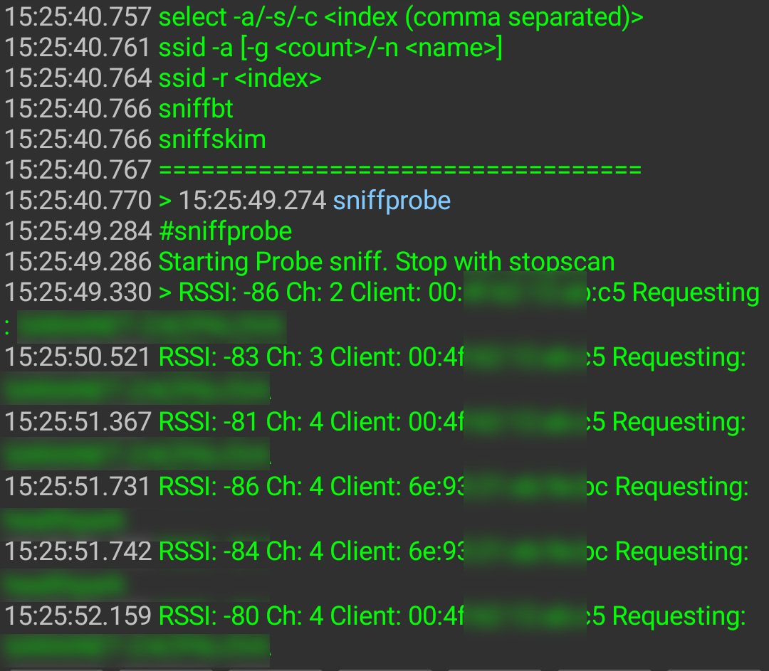 Signal strength monitor of selected AP or Client · Issue 251
