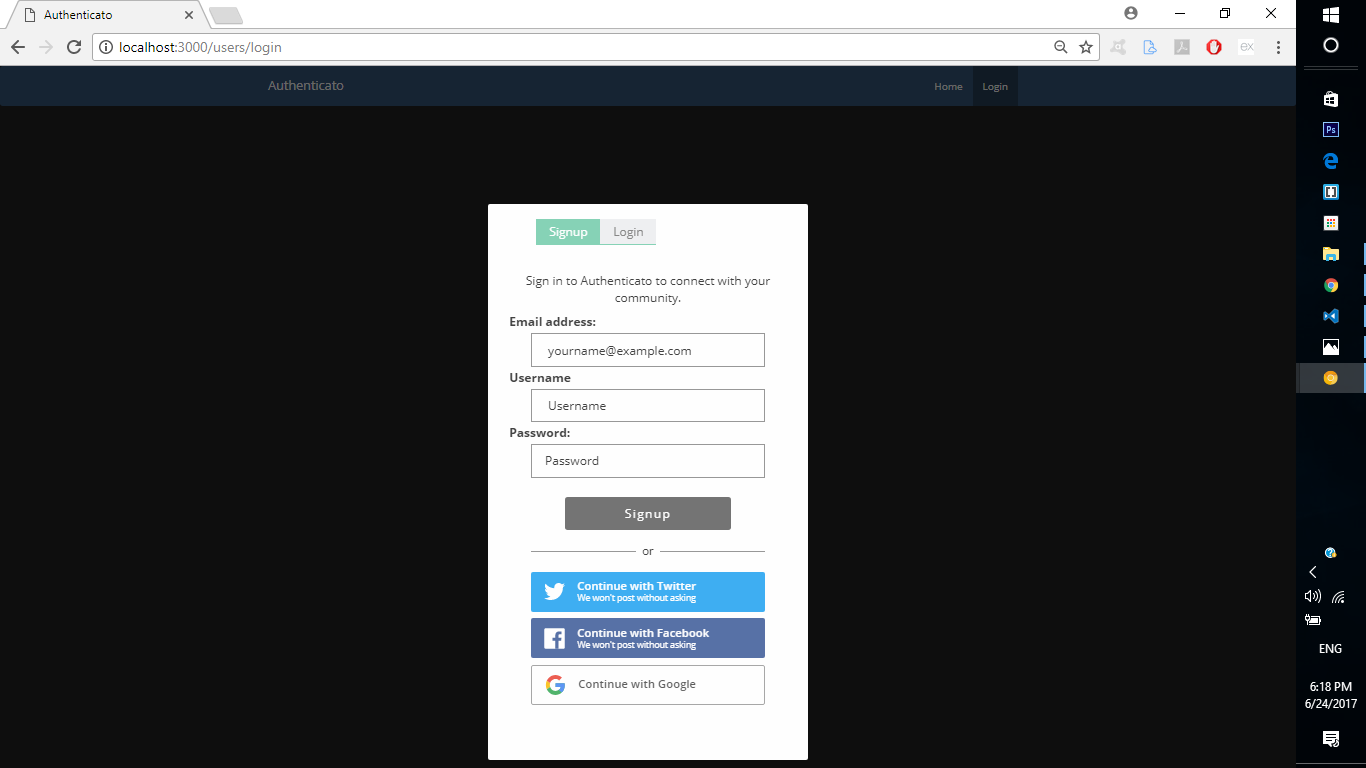 GitHub - acexode/Authenticato: Passportjs Authentication strategy