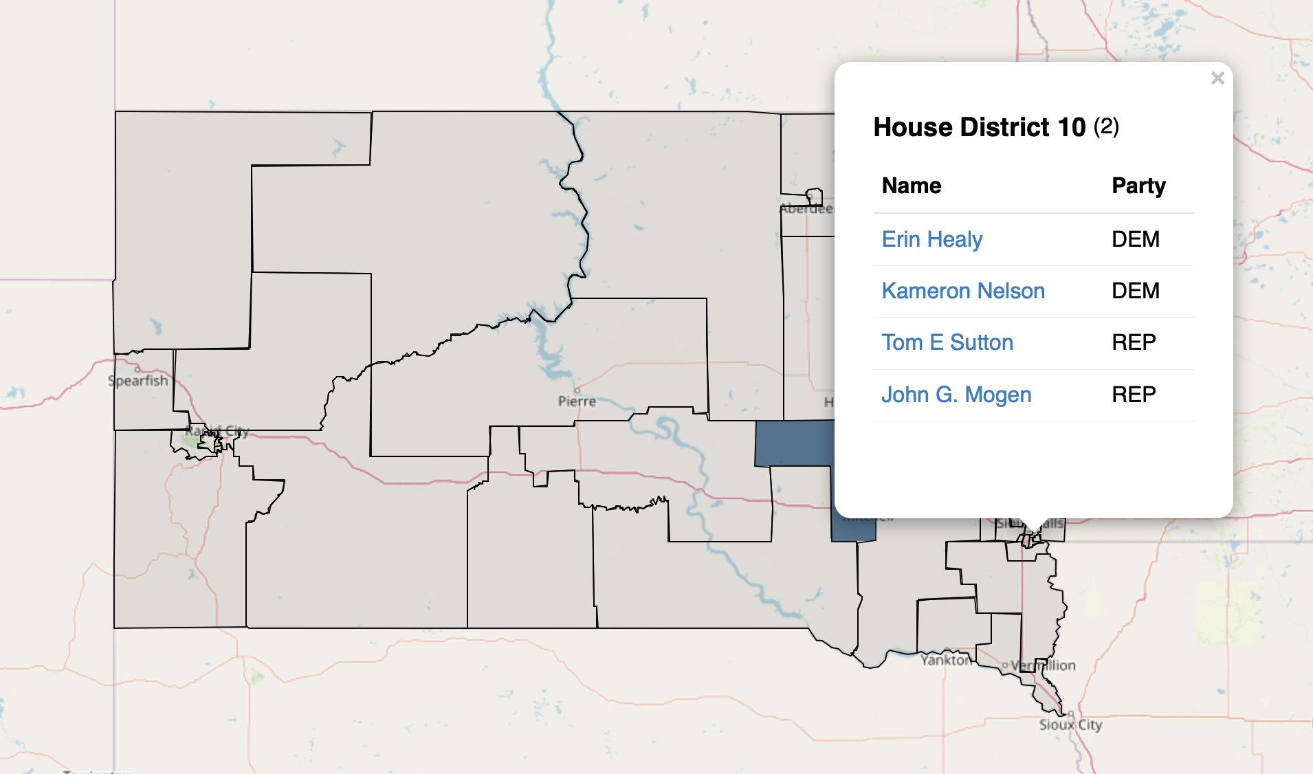 GitHub slaterdixon/2022SDStatehouseMaps
