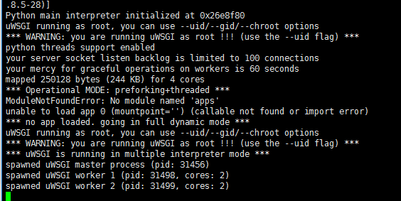 部署时运行uwsgi报错！ · Issue #132 · Ehco1996/django-sspanel · GitHub