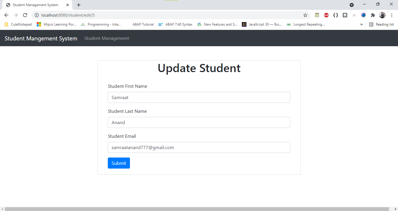 GitHub - samraat777/student-management-system: Simple Student ...