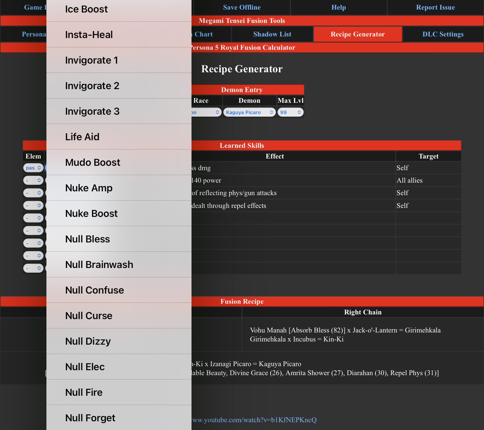 Skill Magic File Persona 5 Royal Passive Skill Magic Ability Missing · Issue #134 ...