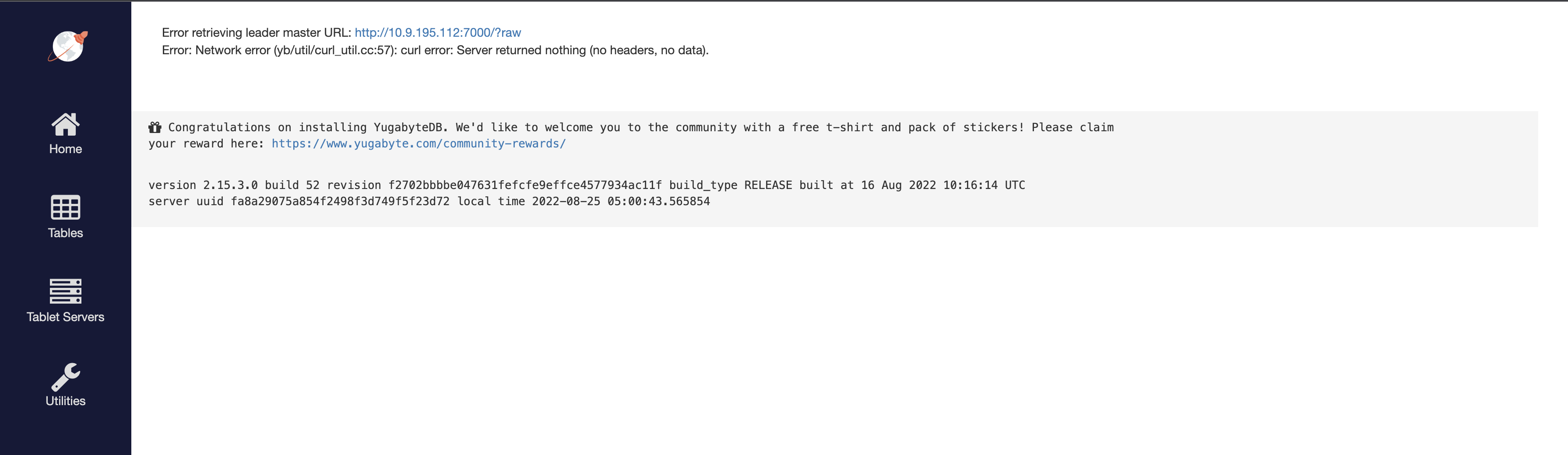 [DocDB] Master UI page fails when https is enabled and node is not ...