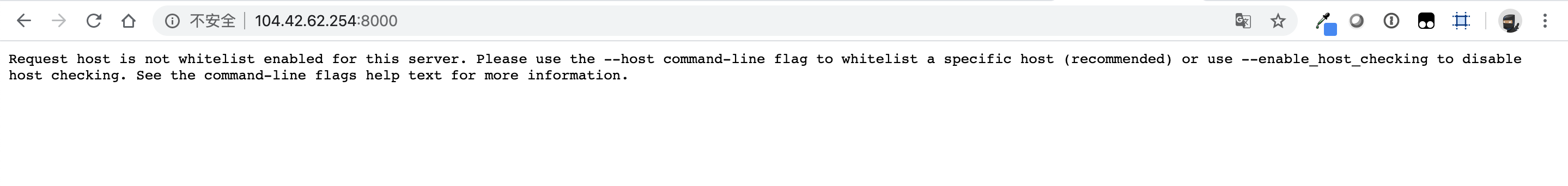 Request host is not whitelist enabled for this server · Issue #8547 ...