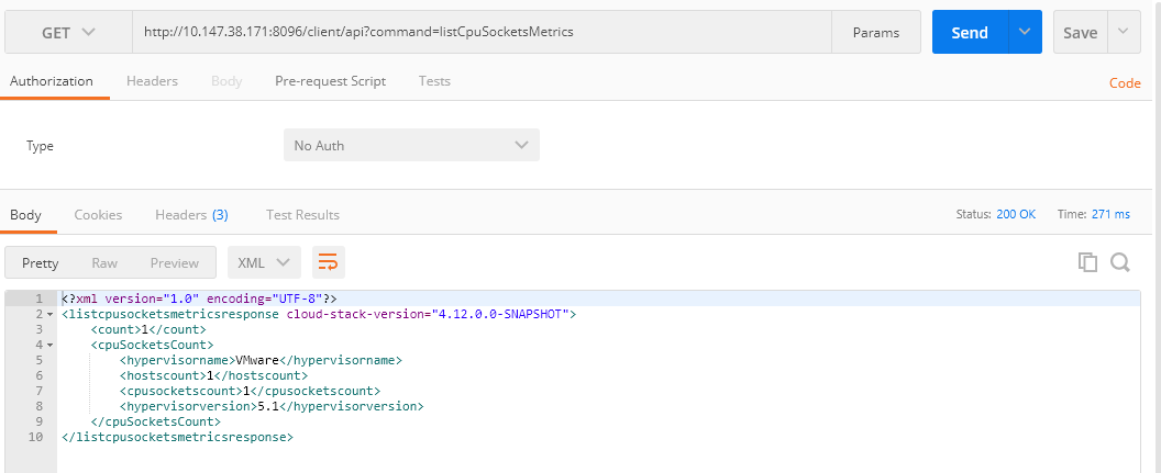 api response screenshot