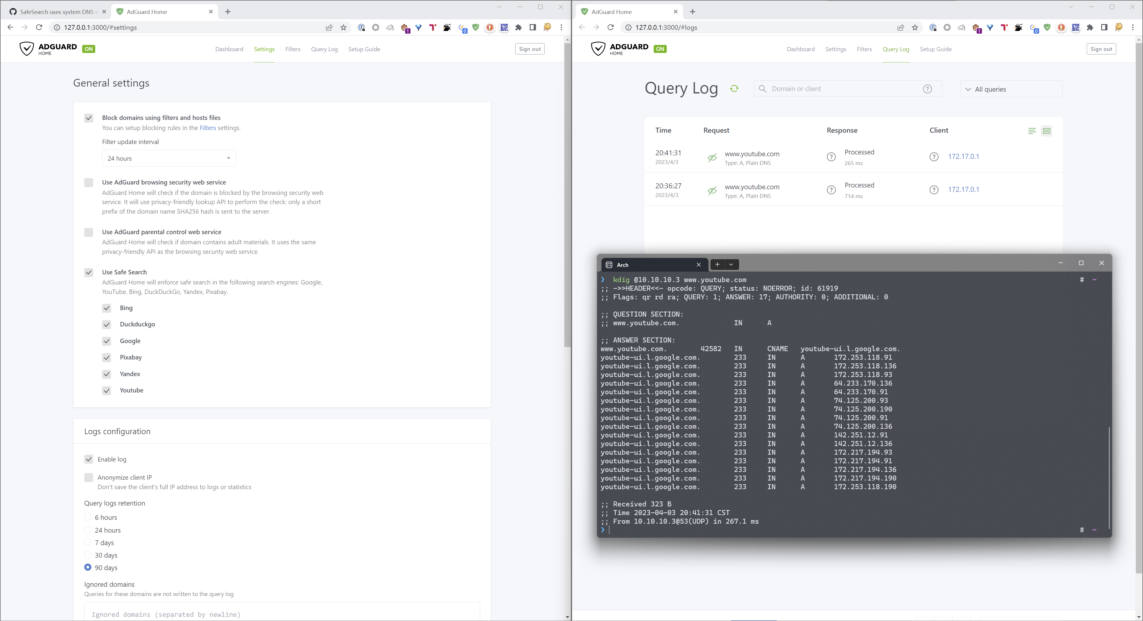 Safe search not working despite being enabled · Issue 5685