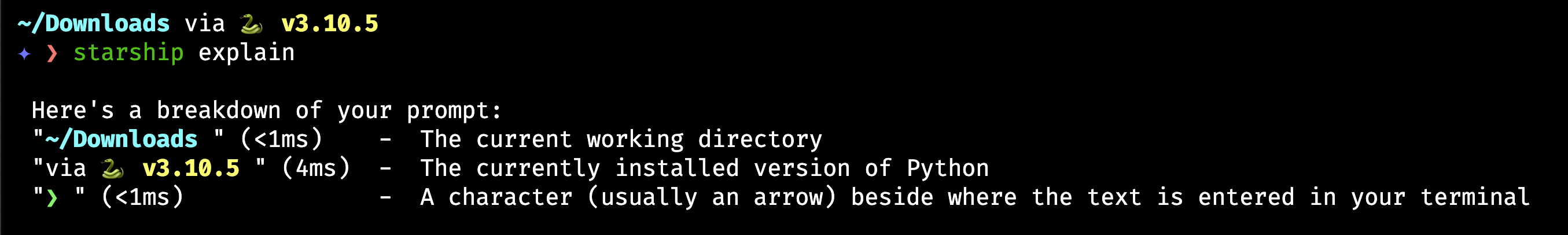 `starship explain` does not explain ` ` symbol before prompt · Issue ...