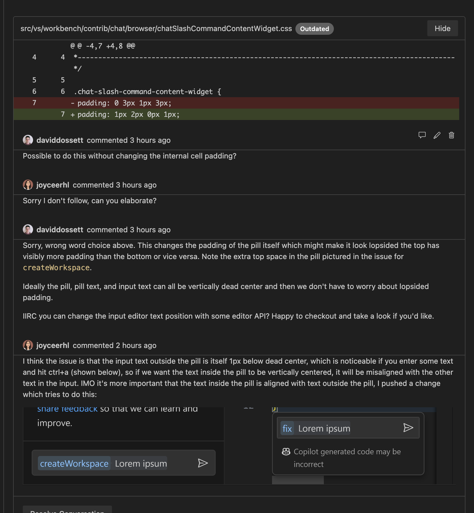 Comment Thread On Description Page Has Broken Layout Issue 5165 Microsoft Vscode Pull Comment Thread On Description Page Has Broken Layout Issue 5165 Microsoft Vscode Pull