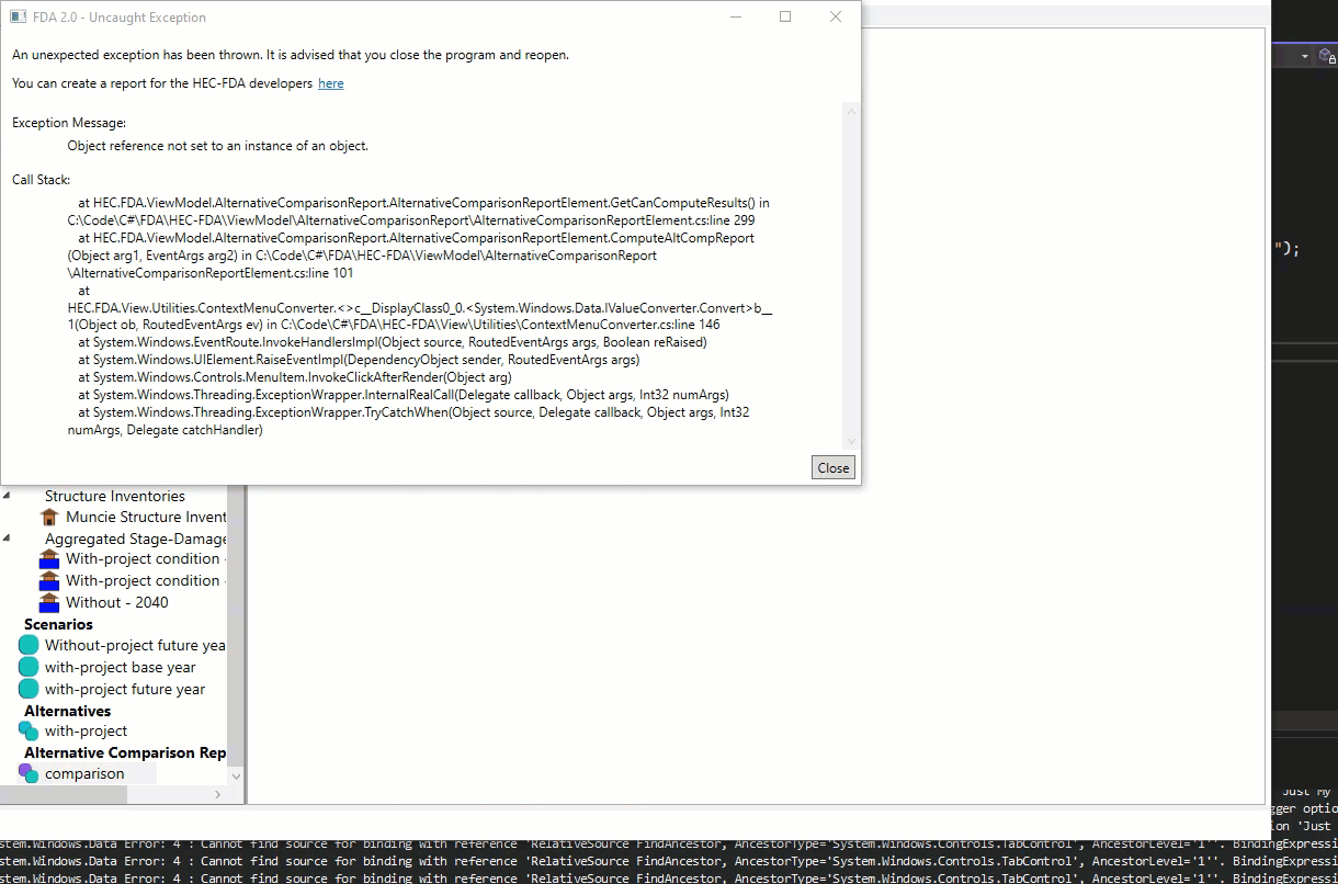 Uncaught exception create report · Issue #470 ...