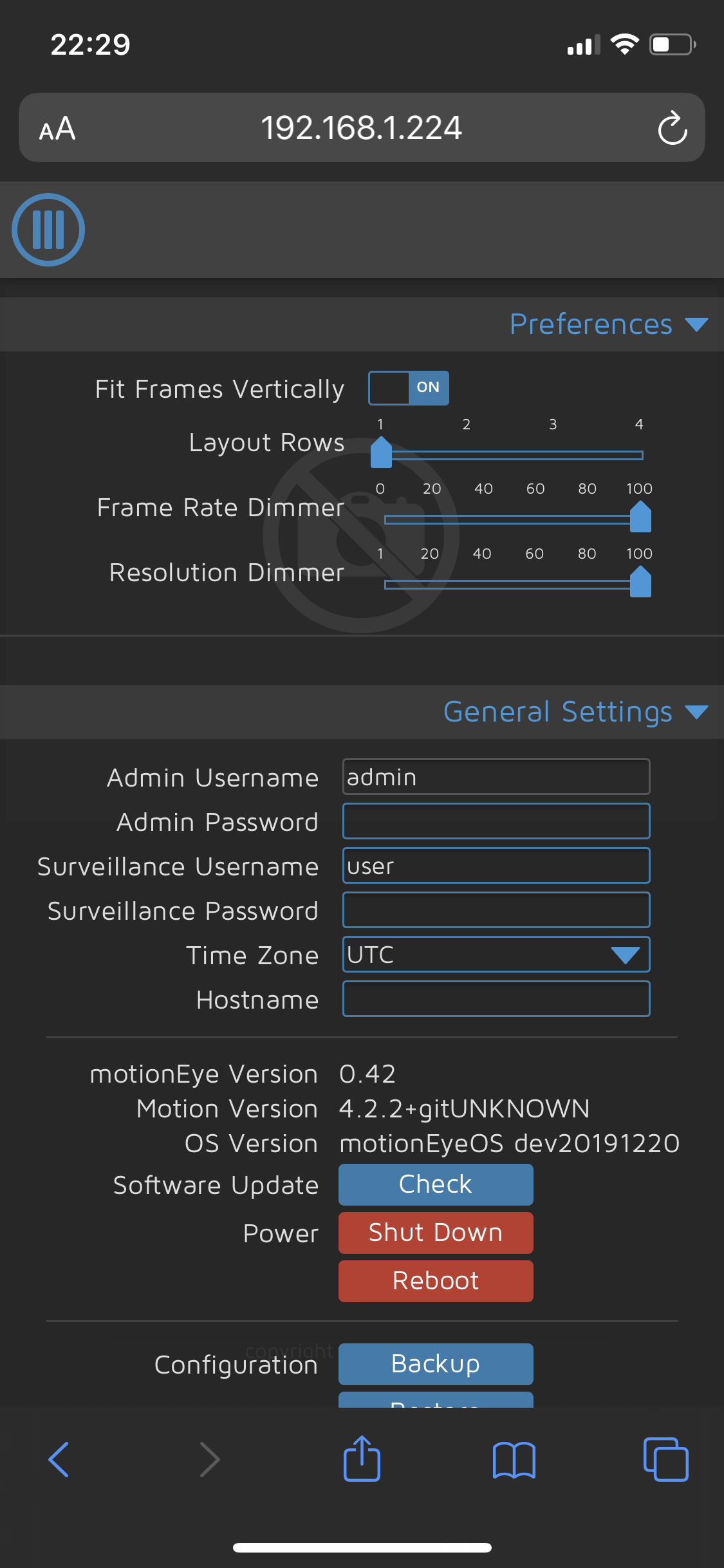 Stream freezes after a while · Issue 2475 · motioneyeproject