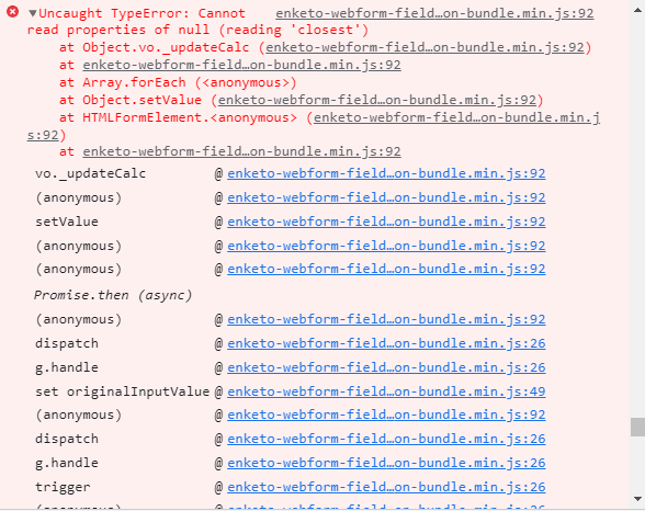Calculate item with trigger doesn't work (error in console) · Issue ...