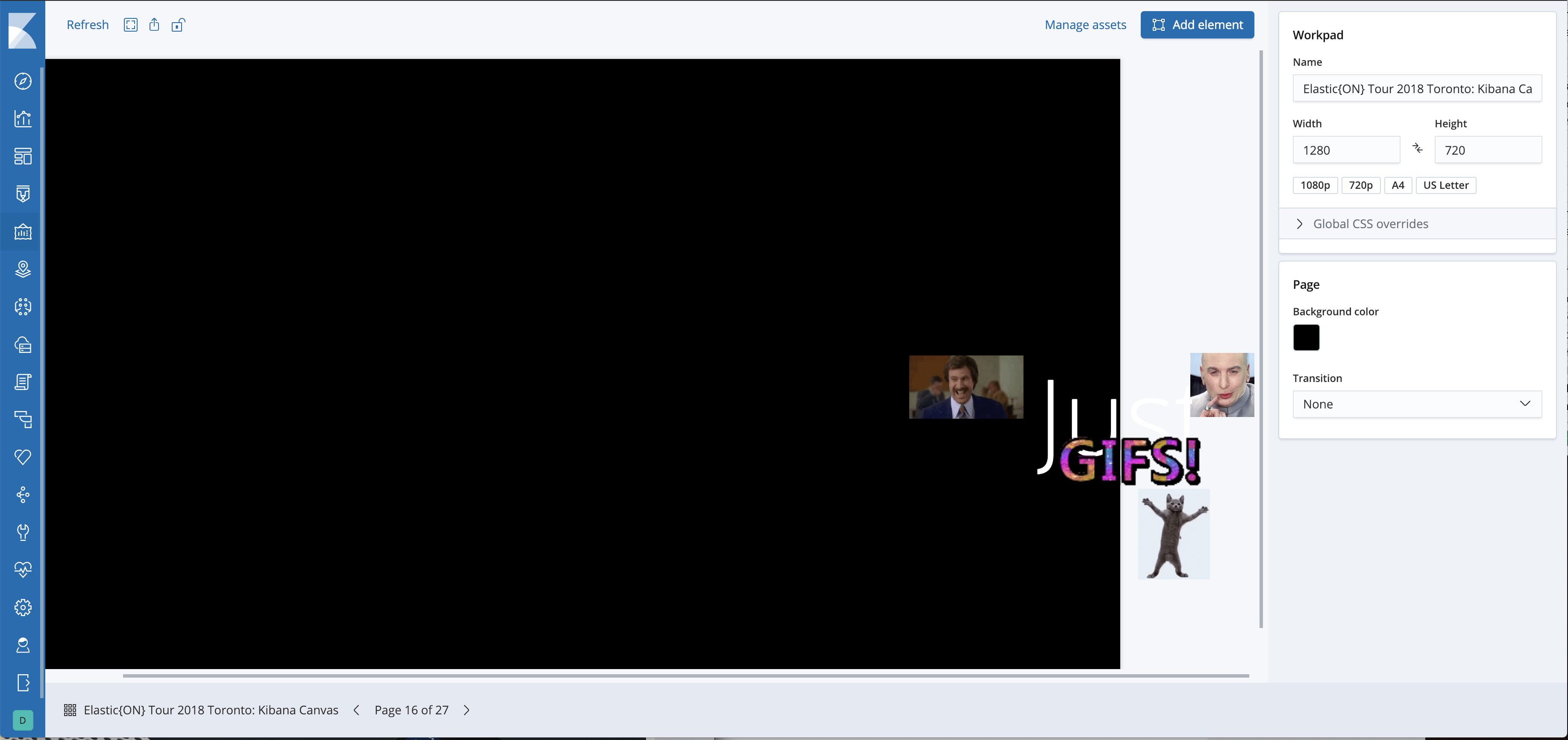 [Canvas] Unable to interact with elements if outside of workpad · Issue