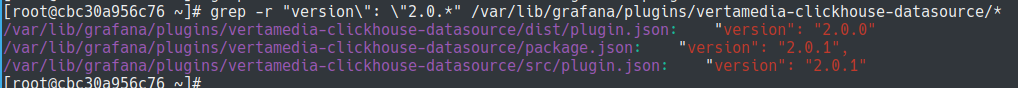 plugin shows a wrong version · Issue #203 · Altinity/clickhouse-grafana ...