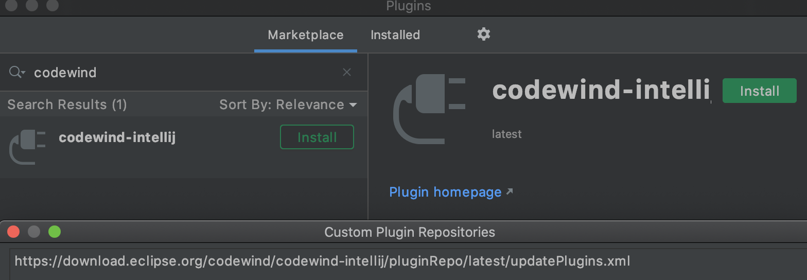 Set up an intellij custom plugin repo on the eclipse download site