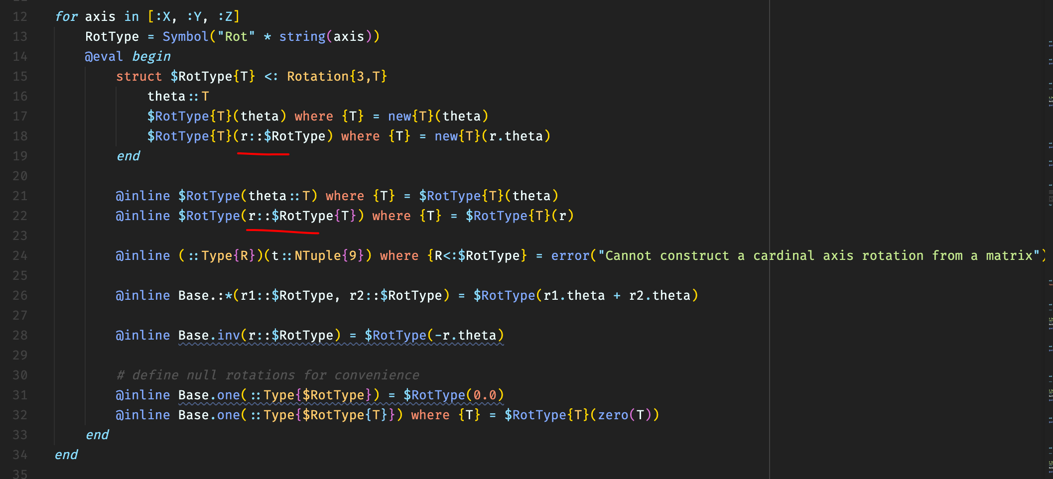 Wrong syntax highlighting when `::` is followed by a macro ...