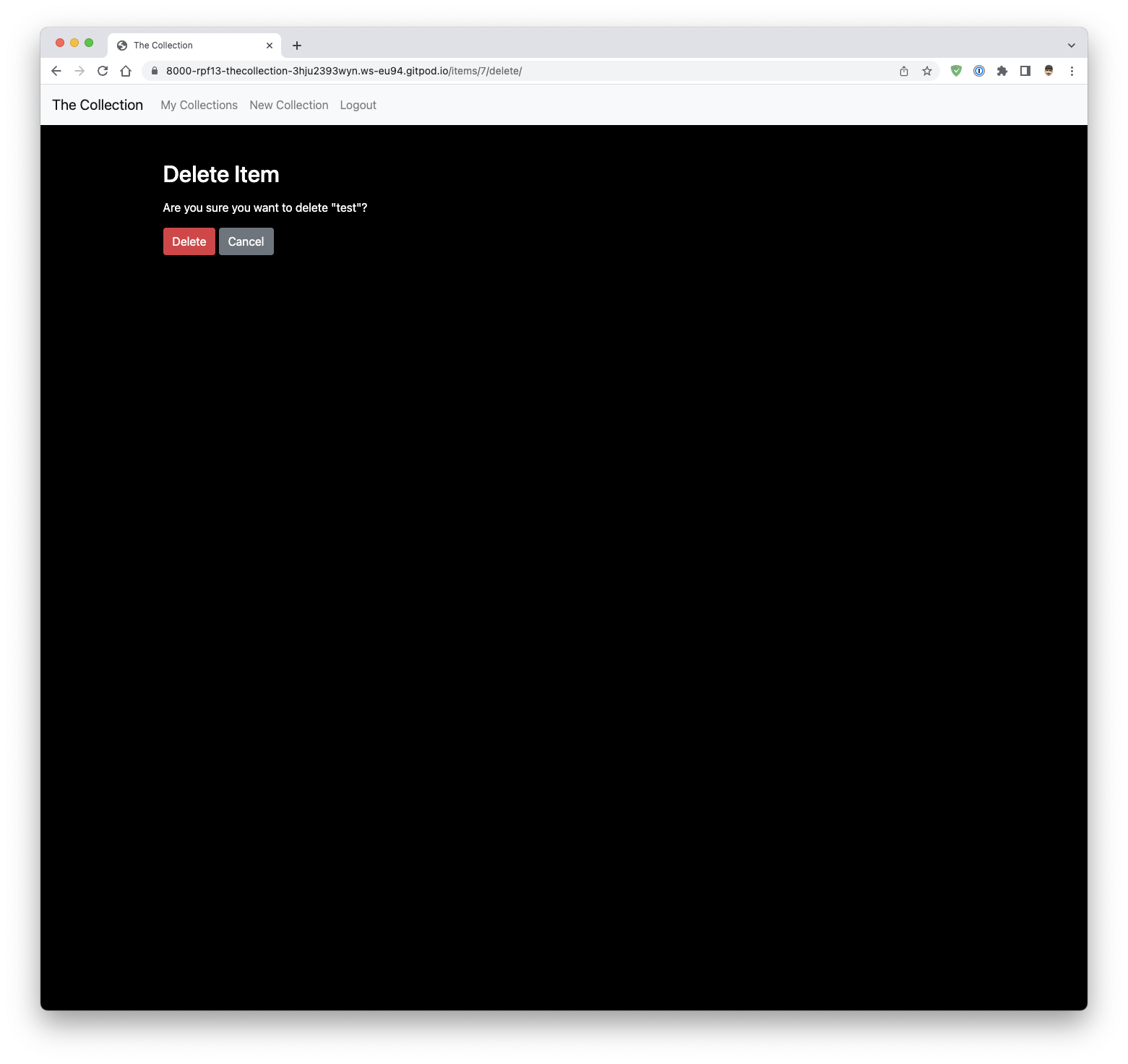 USER STORY: Update & Delete Item · Issue #52 · rpf13/the-collection ...