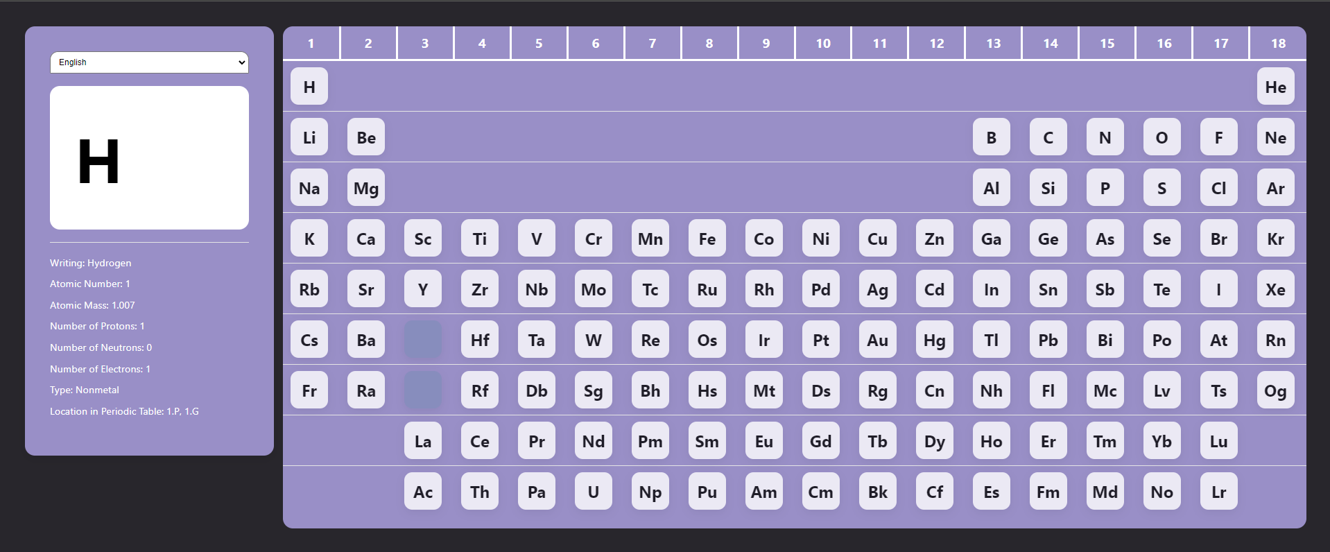 GitHub - yussufbiyik/periodic-table: A basic periodic table · GitHub