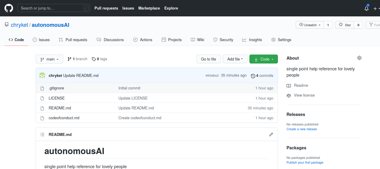 GitHub - chryket/autonomousAI: single point help reference for lovely ...