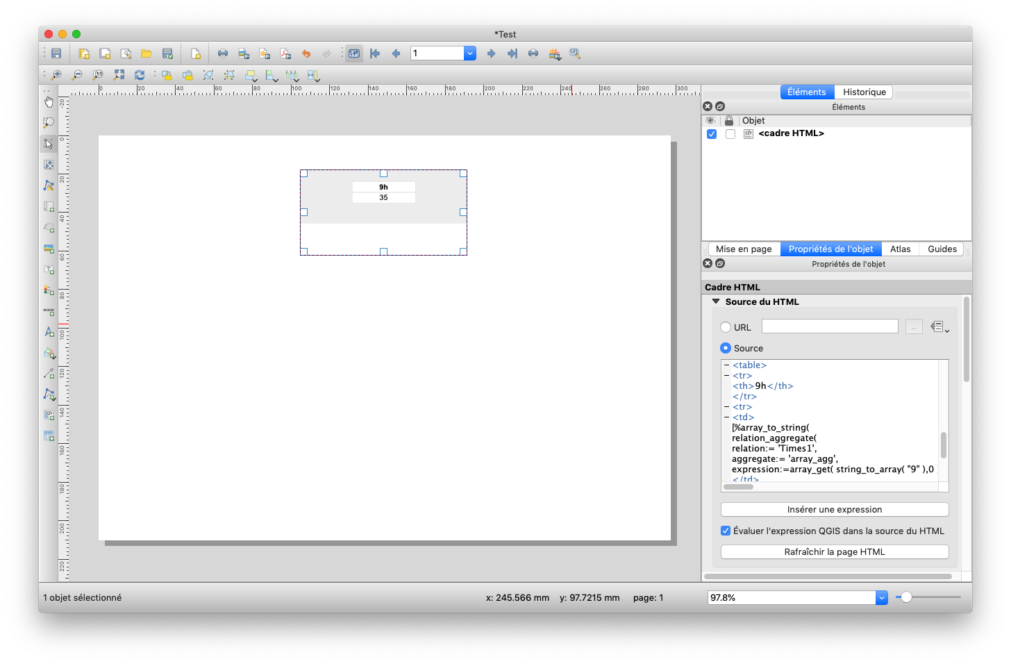 Array from aggregate not working in HTML snippet · Issue #37569 · qgis ...