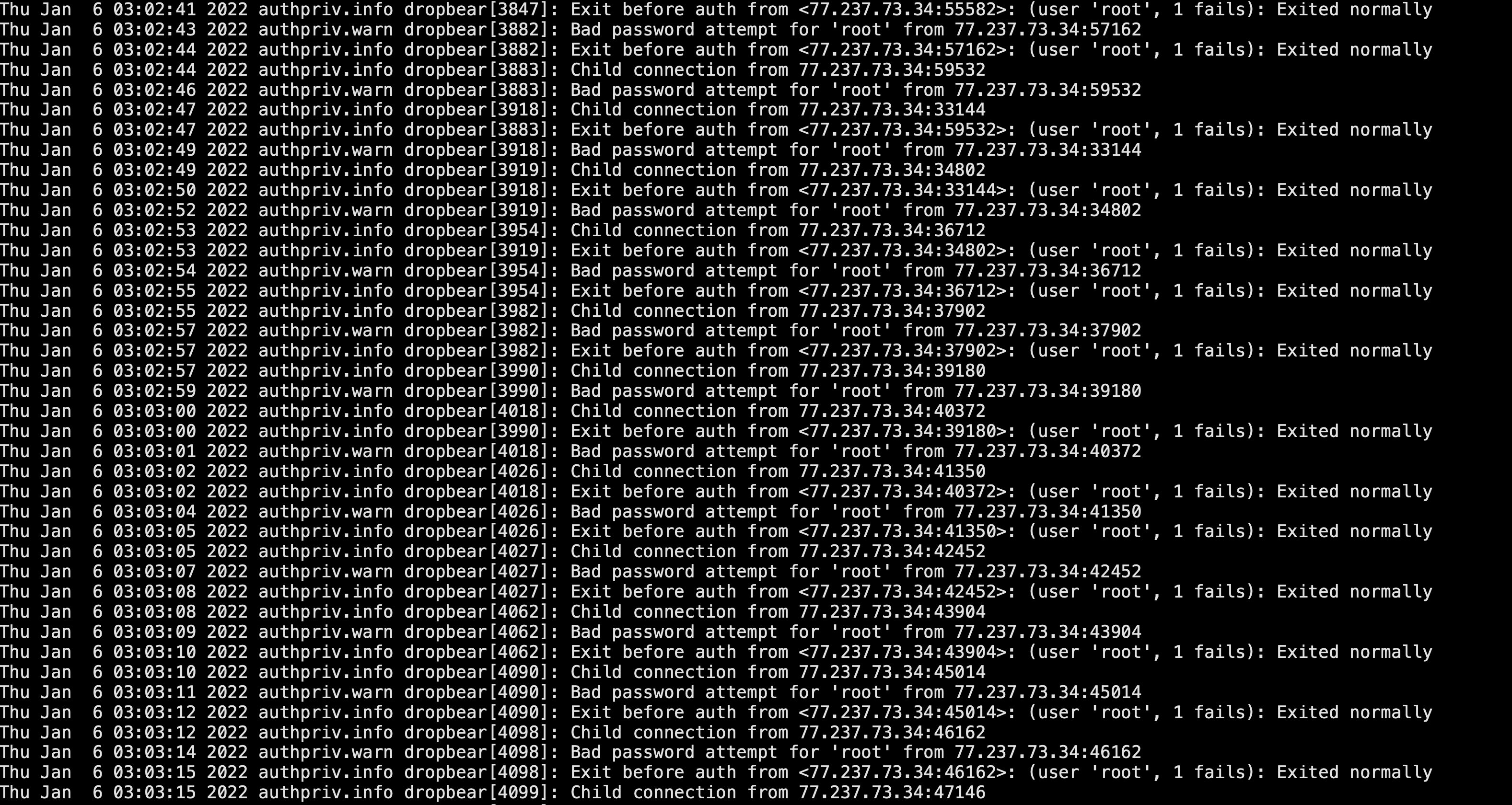 关于ssh爆破问题的咨询 · Issue #8635 · coolsnowwolf/lede · GitHub