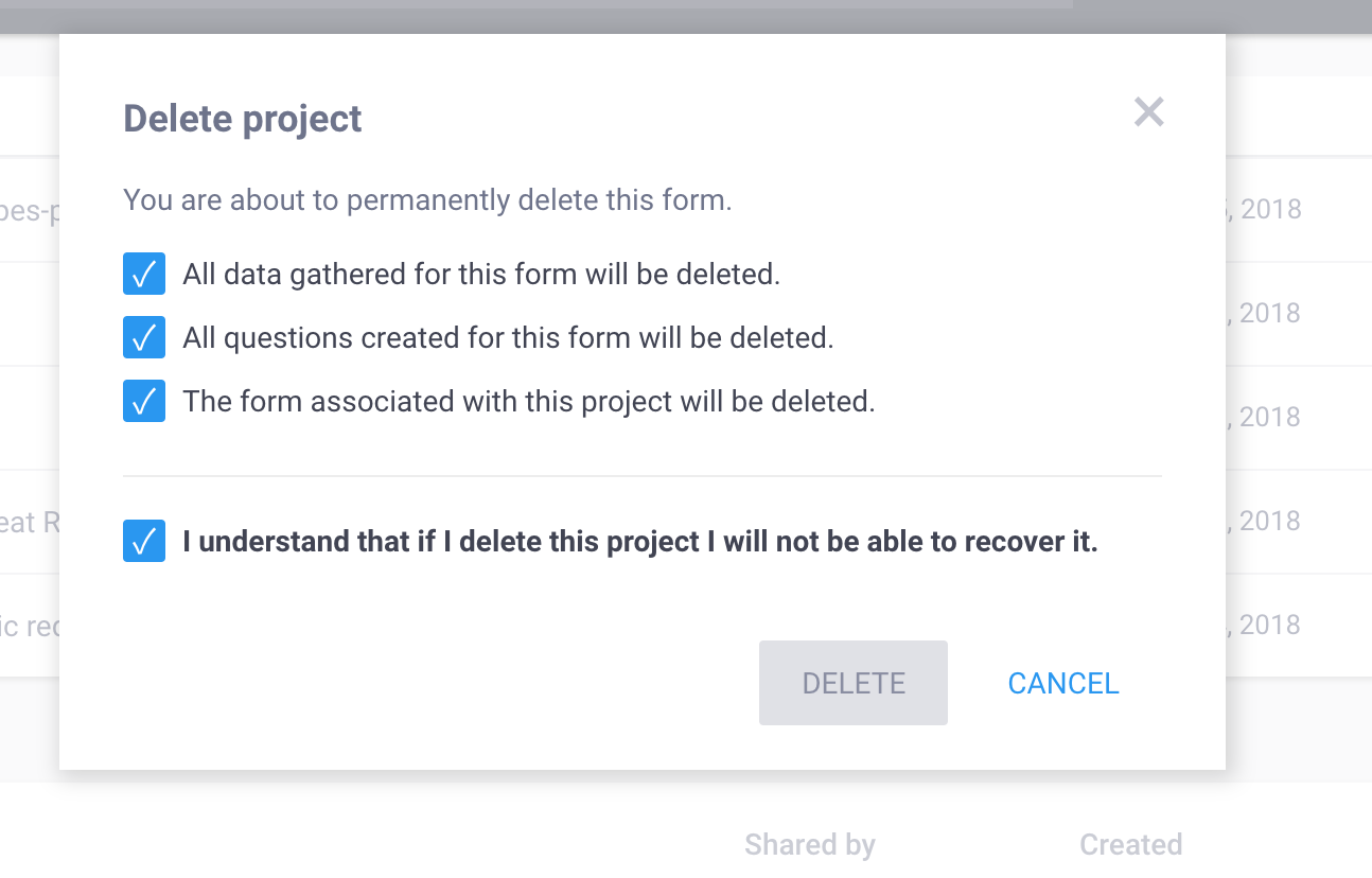 Can't delete deployed project until previous deletion completes · Issue ...