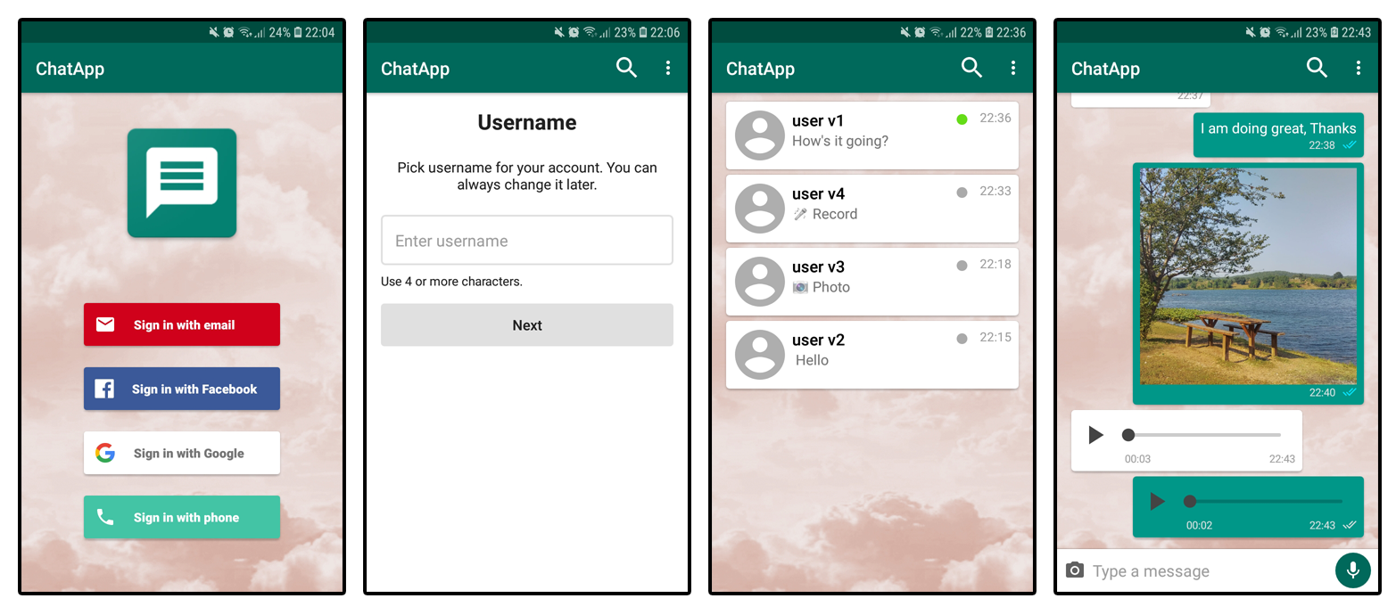 simple android chat app source code