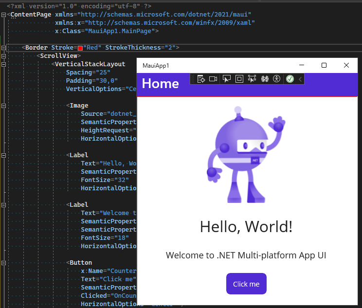 Border background is wrong by default on Android and text cannot be seen (it's correct on