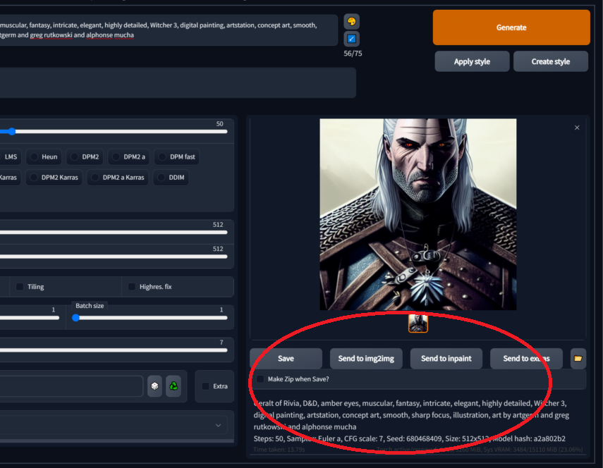 [Bug] Generated Info not showing up · Issue 9443 · AUTOMATIC1111