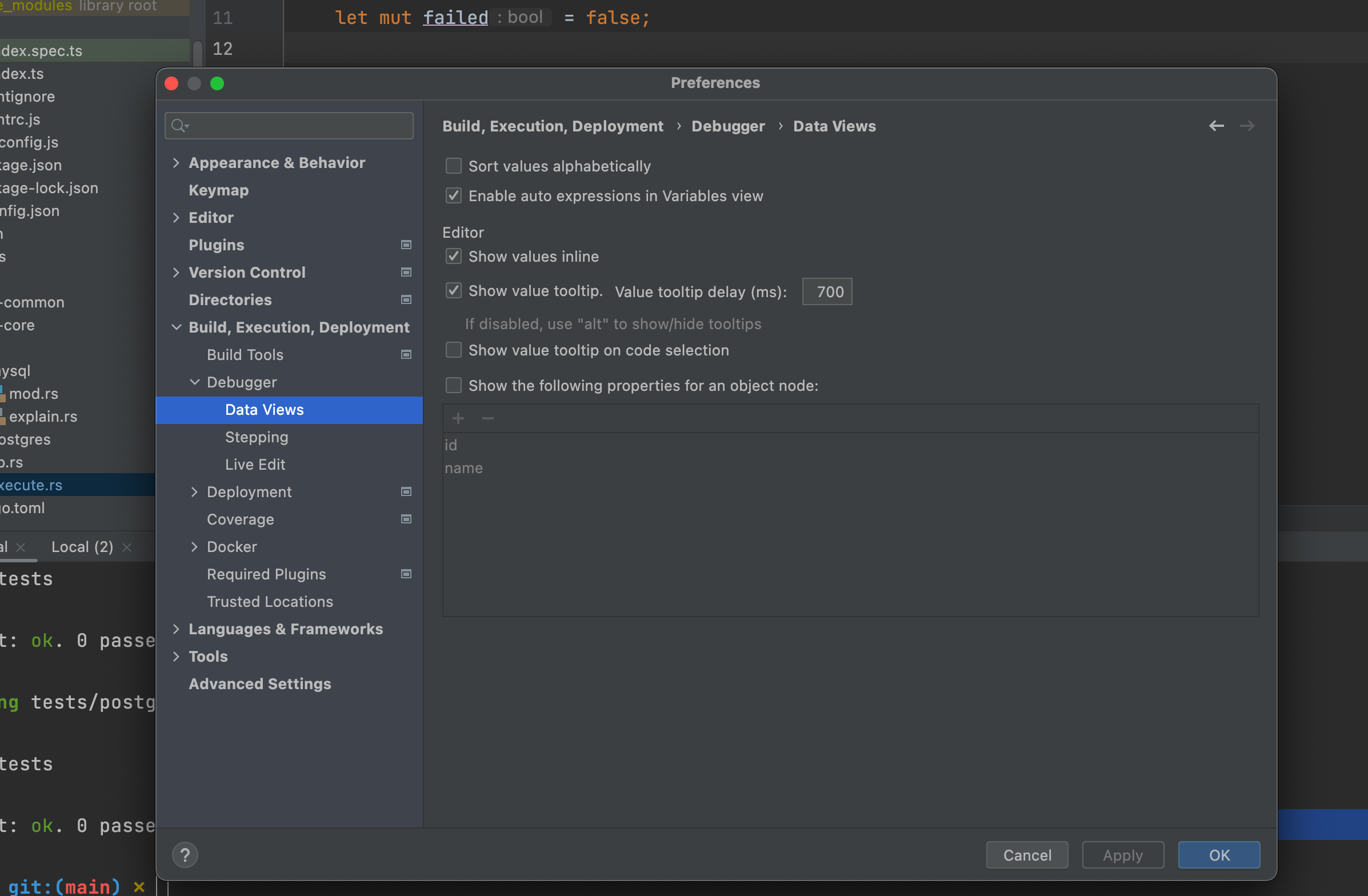 Debugger settings do not appear after dynamic plugin installation ...