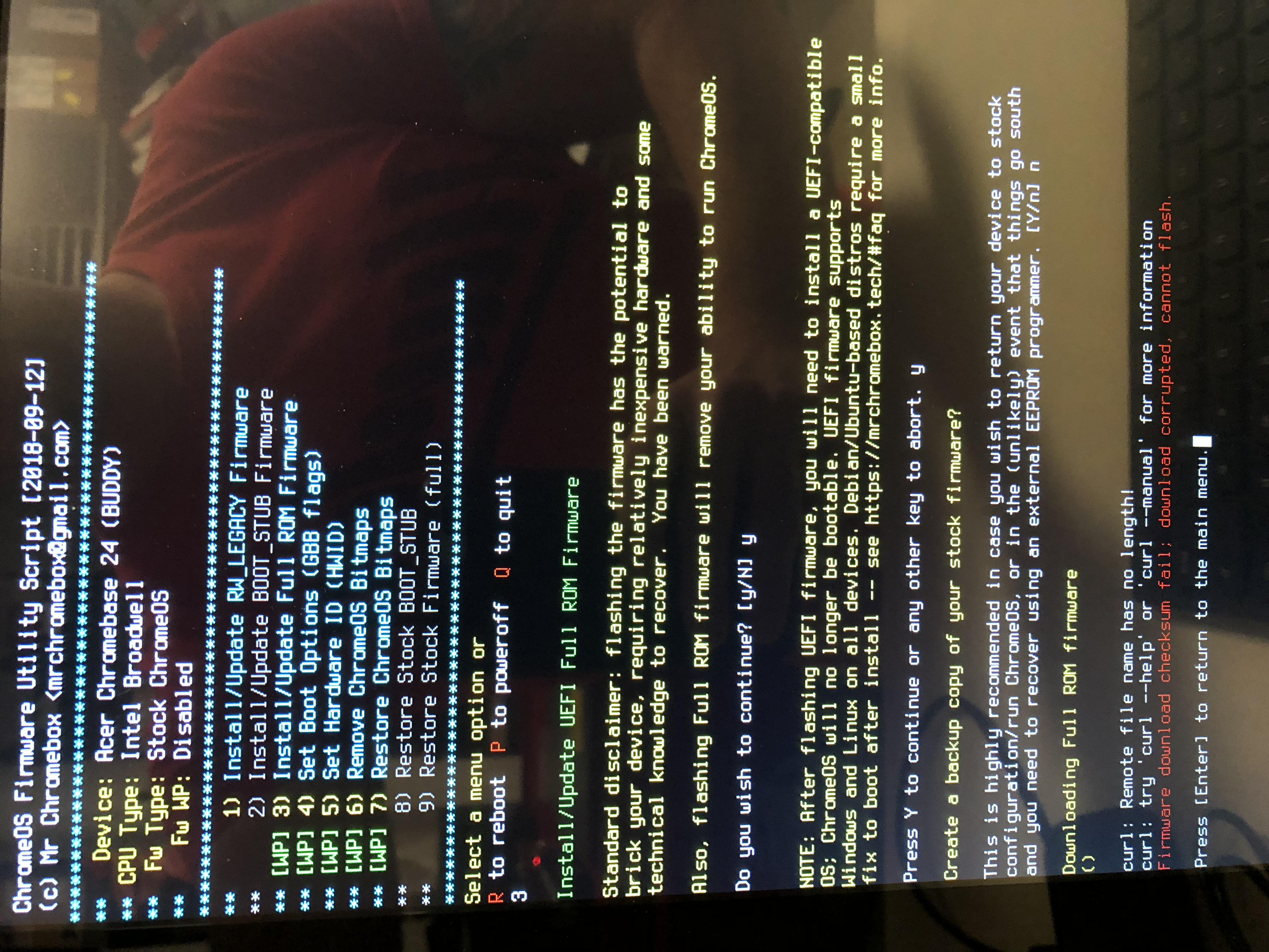 Unable to download Full ROM Firmware · Issue #67 · MrChromebox/scripts ...