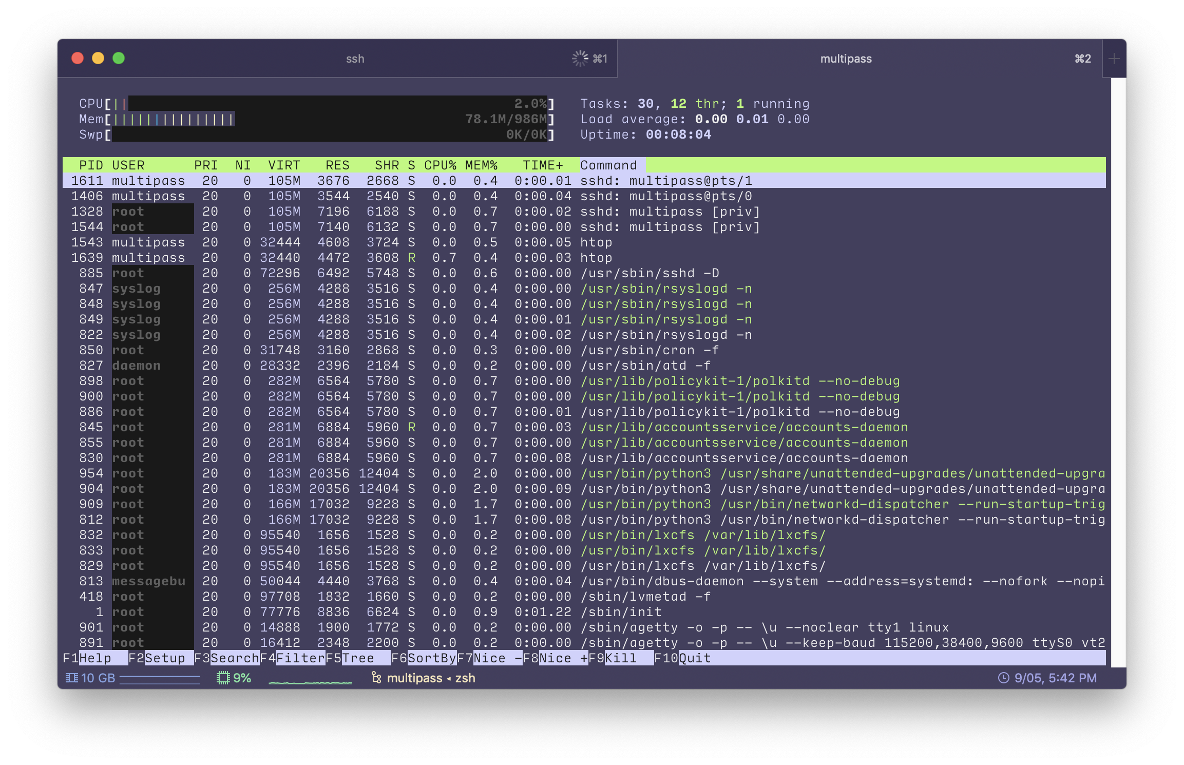 [cosmetic issue/enhancement] multipass shell: handling text color ...