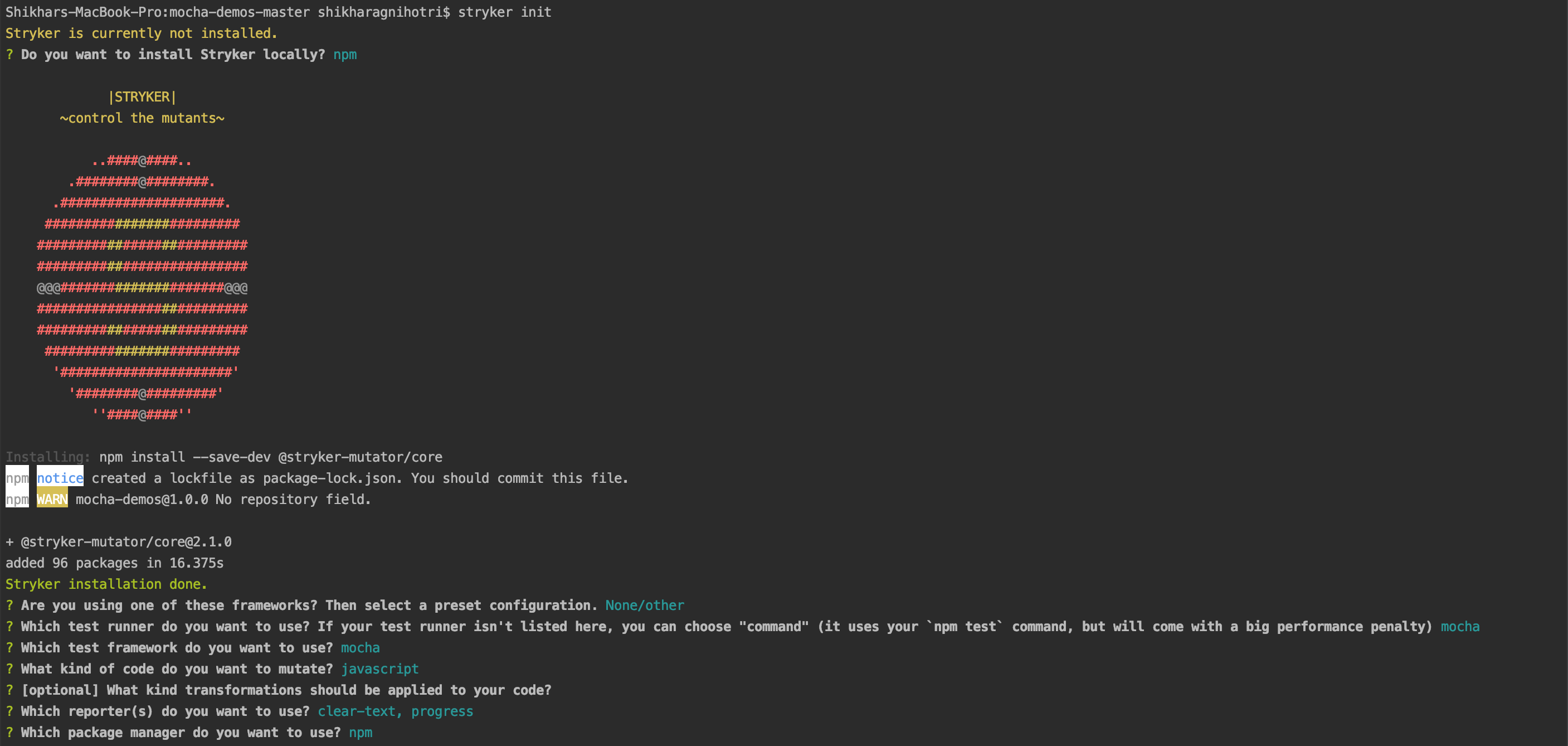 Github Shikhar Scs Mutation Testing