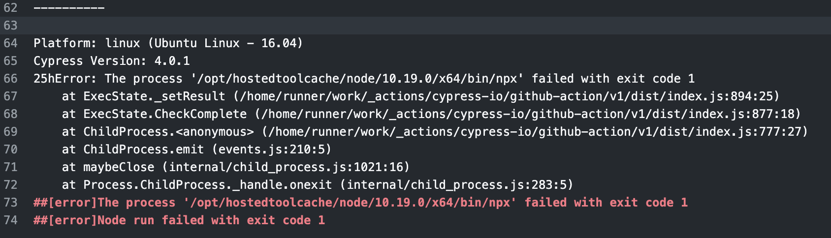 GitHub actions v2 are not supported - Cypress crashes. · Issue #6264 ...
