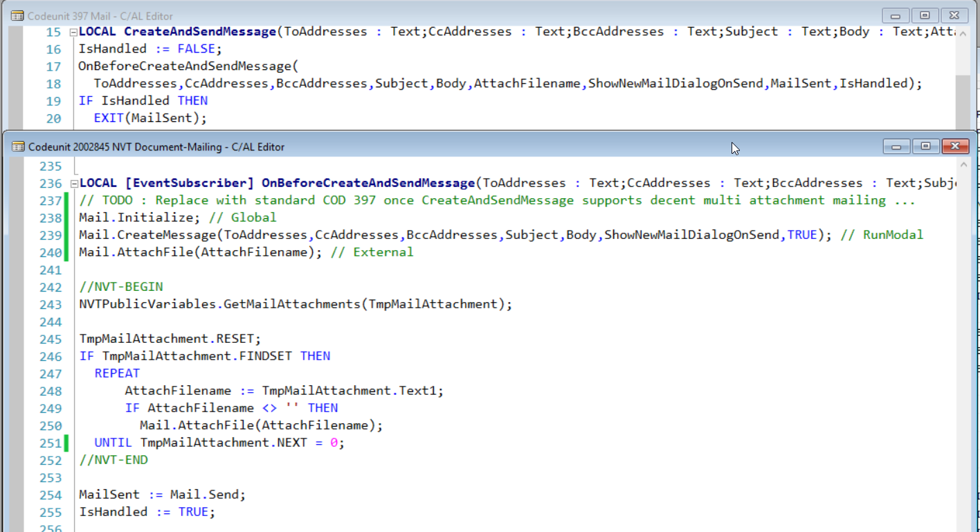 [Event Parameters / External Functions] COD 397 Initialize / AttachFile ...
