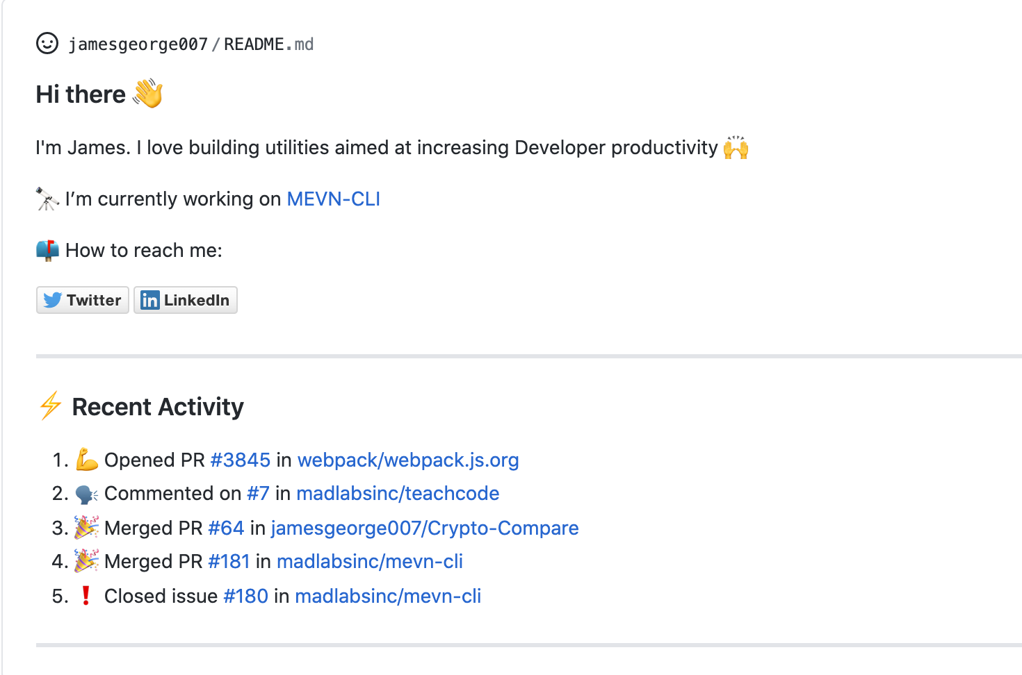 I created a great badges repository for the new github README.md profile  page - DEV Community