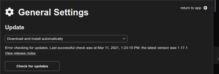 Error checking for updates · Issue #1790 · keeweb/keeweb · GitHub
