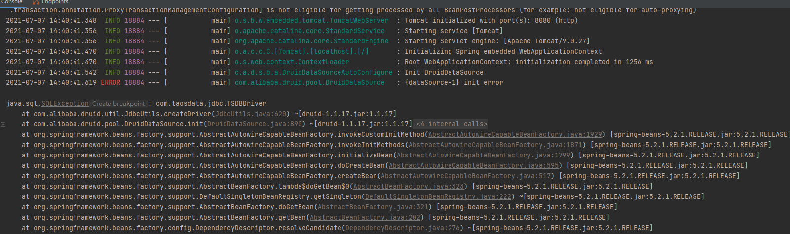 2.0.31 jdbc driver error · Issue #6782 · taosdata/TDengine · GitHub