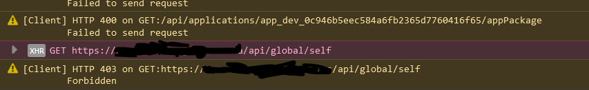 When Loading the Design I get 403 and then it loads Dashboard in ...